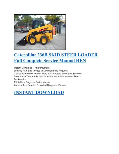 cat 248b skid steer specs|cat 236b manual.